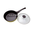 Eco-friendly aluminium wok pan with lid